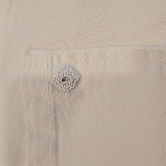 DEMOCRACY AB TECHNOLOGY TAPERED LEG ANKLE/CROPPED WHITE JEANS. SIZE 20 W. - Picture 11 of 13